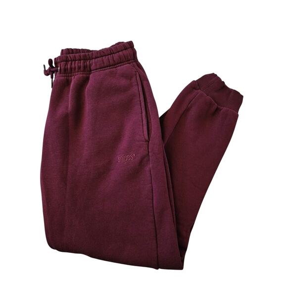 Snipes Small Logo Essential Hoodie & Sweatpants Set M Purple/Windsor Wine - Picture 5 of 11